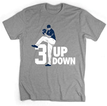 3 Up 3 Down Adult T-Shirt | Baseball Tees by ChalkTalk Sports | Multiple Colors | Adult Sizes