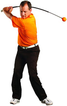 Orange Whip Full-Sized Golf Swing Trainer Aid - for Improved Rhythm, Flexibility, Balance, Tempo, and Strength - 47”