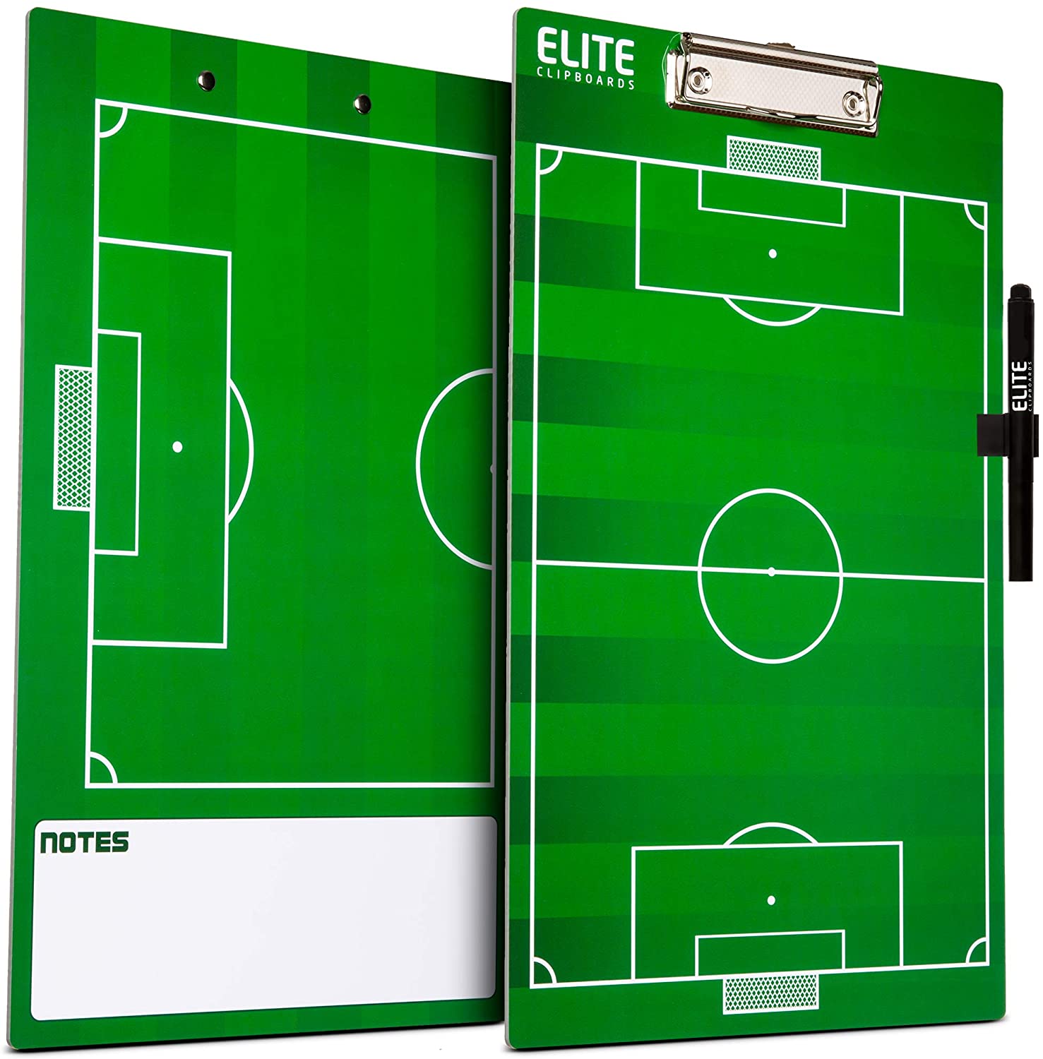 Elite Clipboards Double Sided Dry Erase Coaches Marker Board