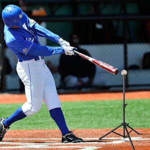 Gymax Baseball Softball Batting Tee Tripod Training Height Adjustable 28'' - 44''