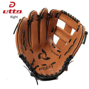 High Quality PVC 10/11 Inches Men Professional Baseball Glove Right Hand Softball Training Glove Kids For Match HOB004Y