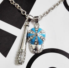 one piece Fashion Costume Jewelry Dull-silver Plated Crystal Deco Baseball Sport Charm Jewelry xy018