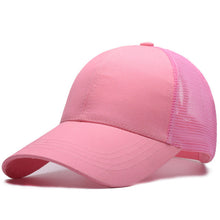 2018 New Arrival Ponytail Baseball Cap Women's Cap Messy Bun Adjustable Cap Sport Snapback Hats
