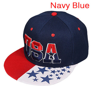 Letter USA Cap United States Flag hat Adjustable Hat Snapback Outdoor Sports Gorras Hip Hop Men Women Baseball Cap
