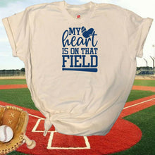 Baseball Mom T-Shirt Pick Your Colors My Heart Is On That Field